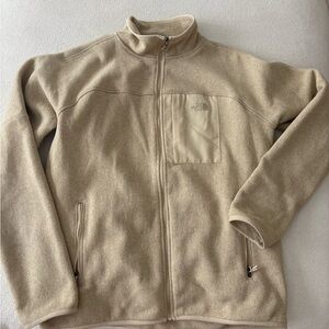 The North Face Men's Beige Zip-Up Sweater